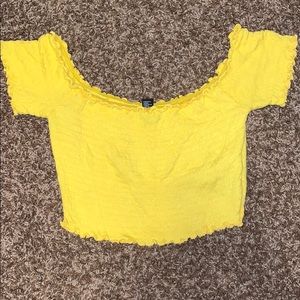Forever 21 yellow top